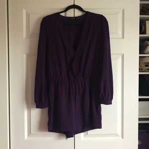 South Moon Under- purple long sleeve romper